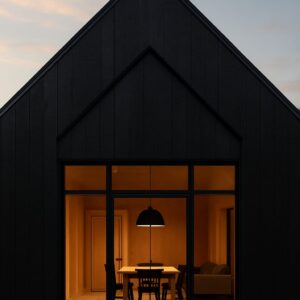 Deska elewacyjna i ścienna opalana metodą Shou Sugi Ban